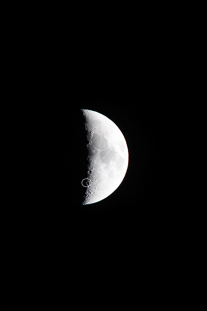 月面X ズーム