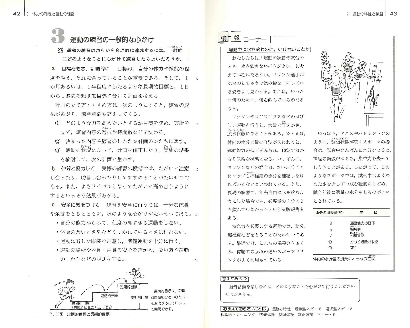 H5中学校保健体育｜p.42〜p.43