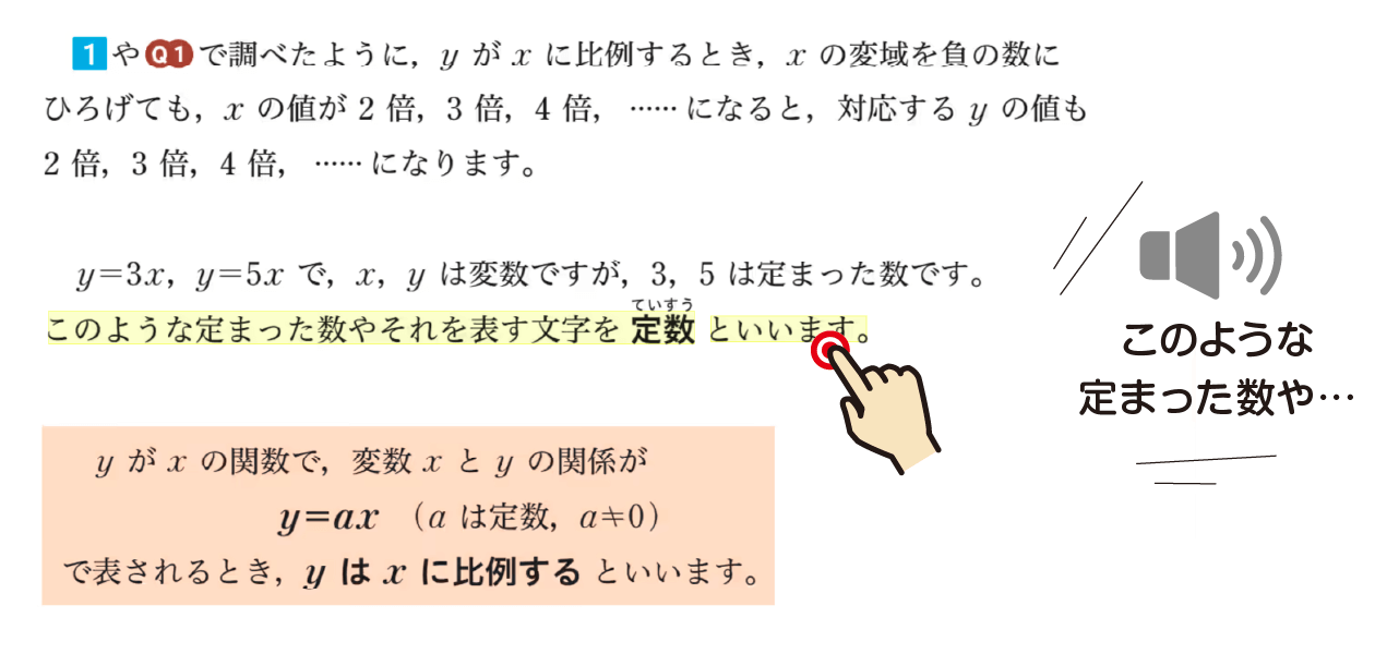 読み上げ