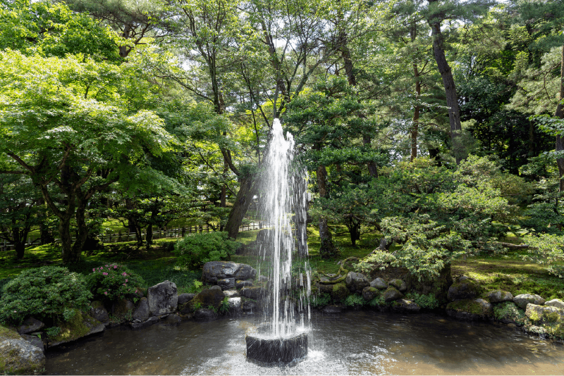 兼六園の噴水