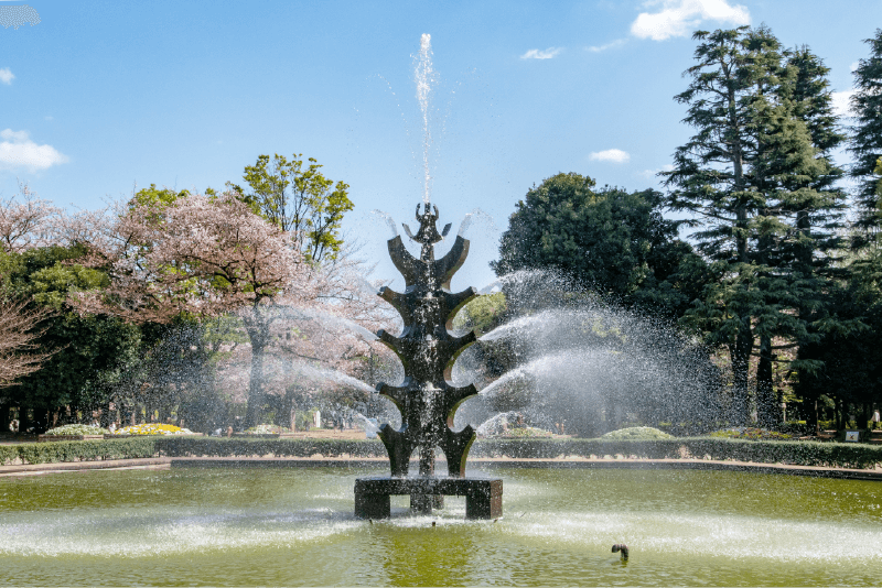 噴水のモニュメント