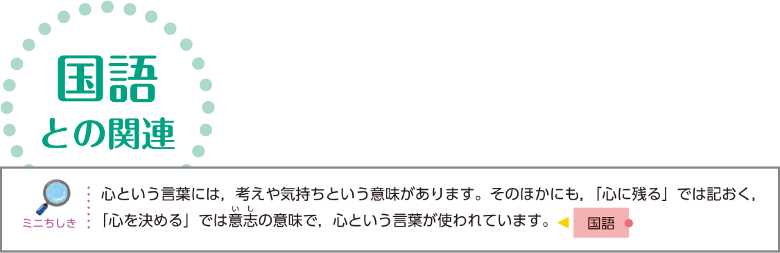 内容解説：国語との関係