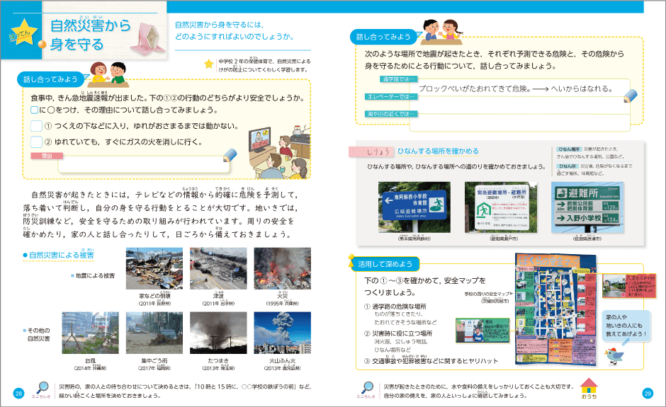 内容解説:危険を予測し,身を守る
