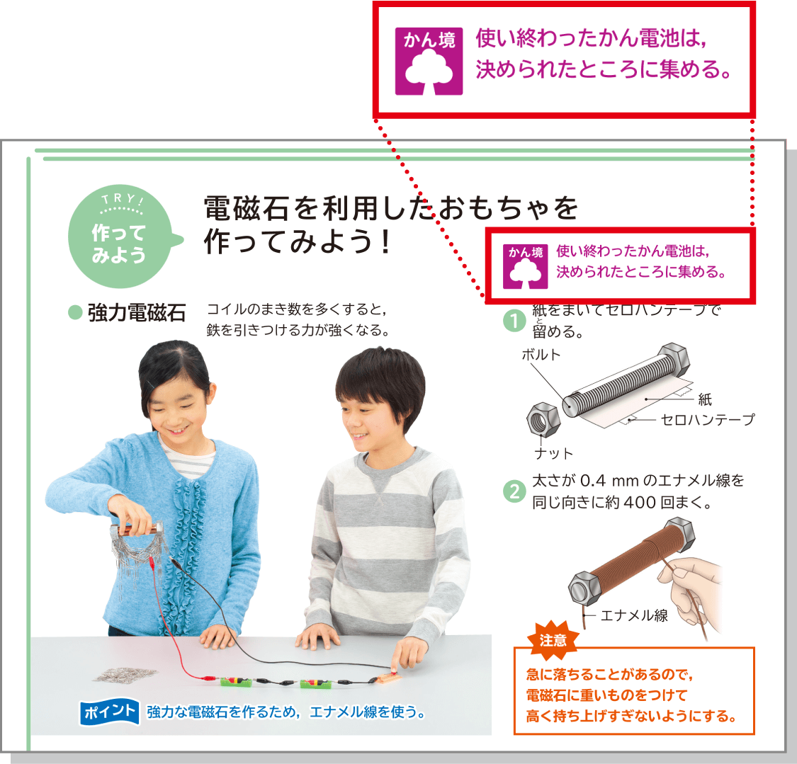 内容解説：環境保全の具体的な注意点