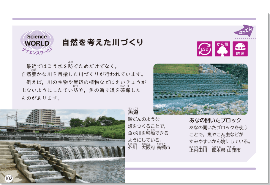 内容解説：主に環境や減災・防災に関する資料