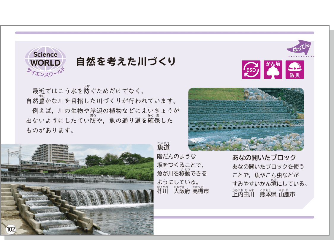 内容解説：主に環境や減災・防災に関する資料