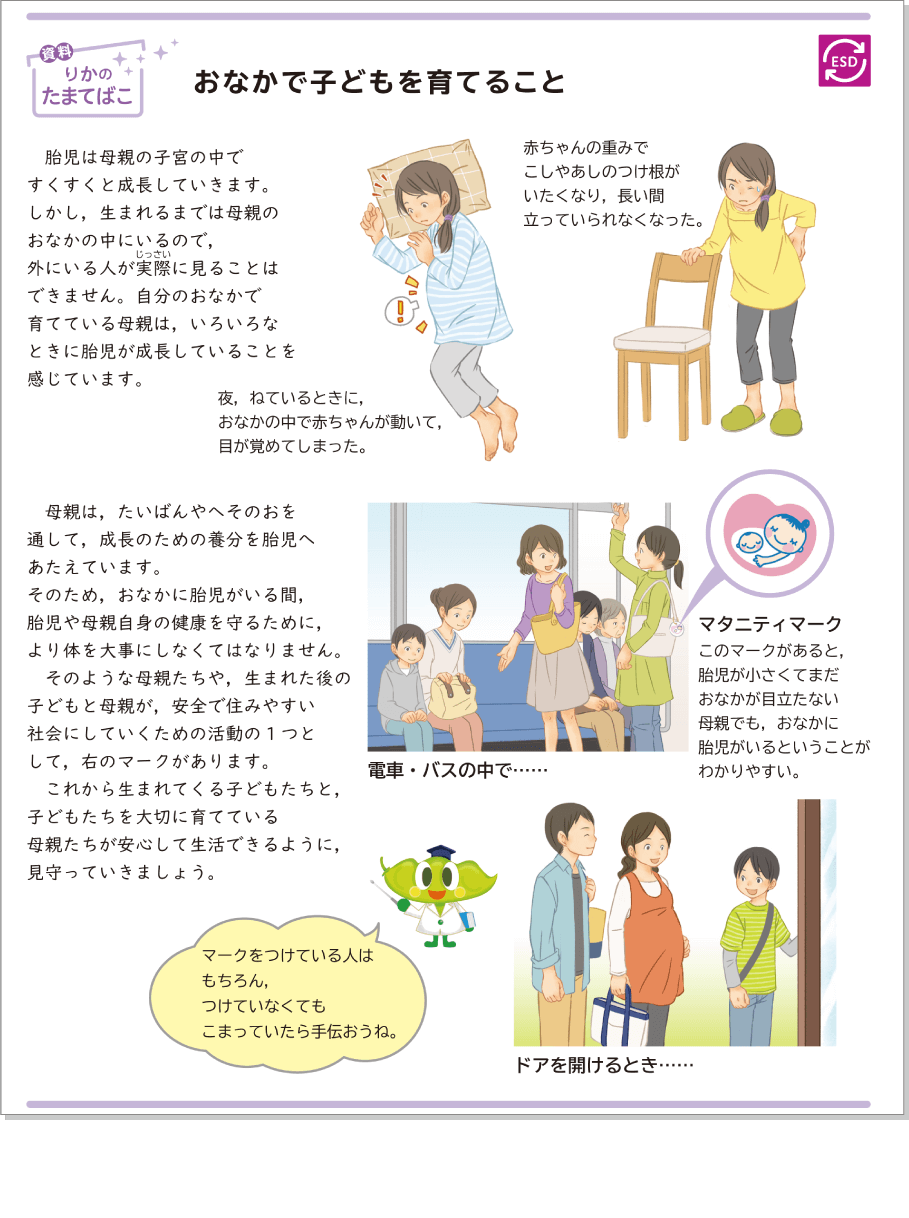 内容解説：おなかで子どもを育てること