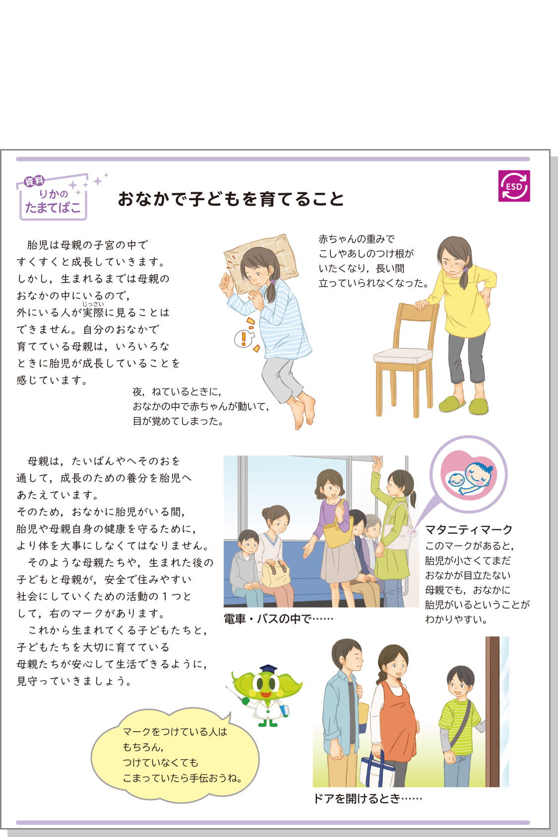 内容解説:おなかで子どもを育てること