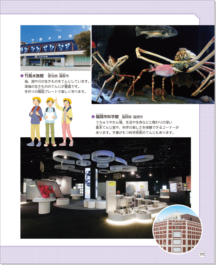 内容解説：「科学館・博物館に行ってみよう」2