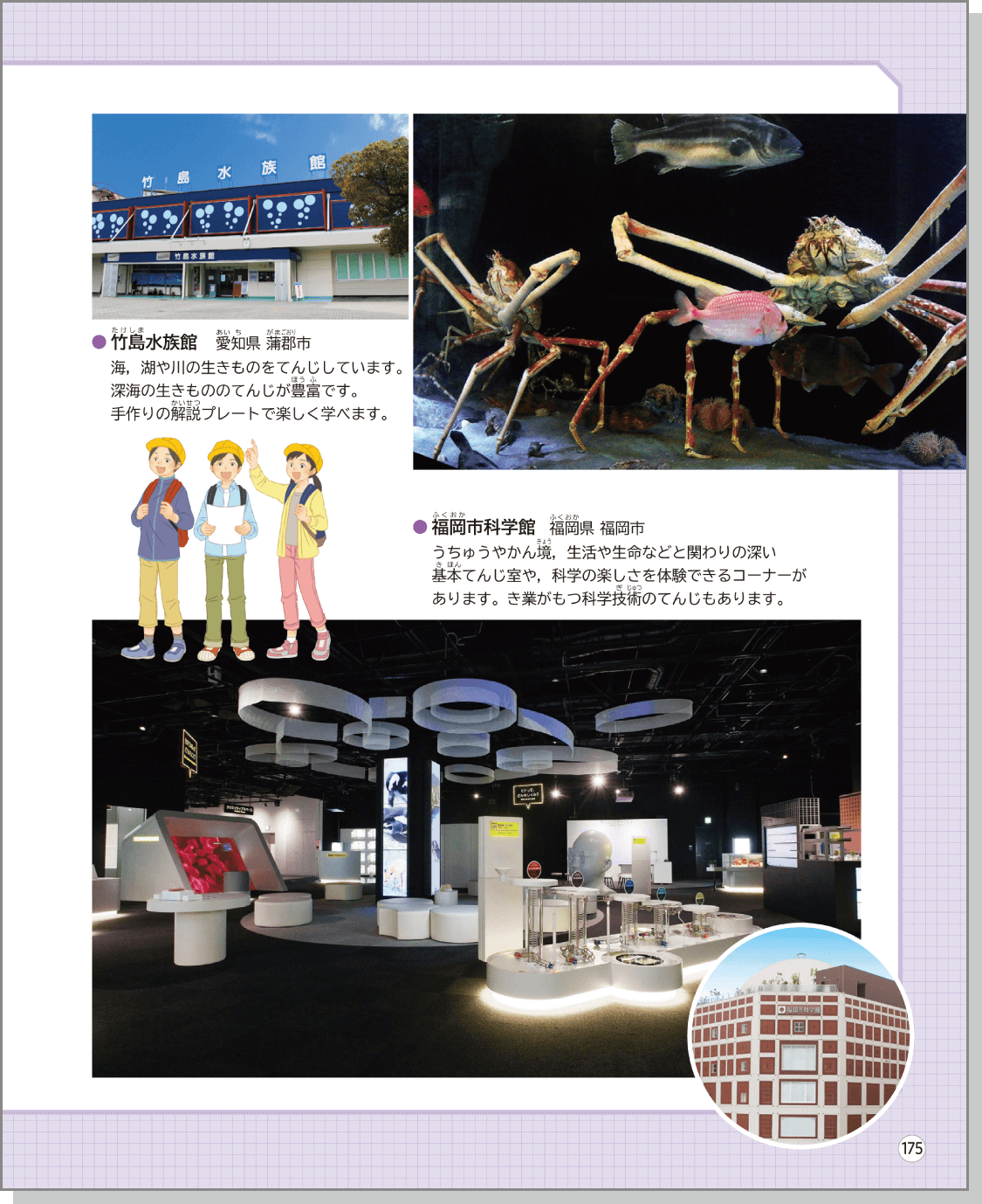 内容解説：「科学館・博物館に行ってみよう」2