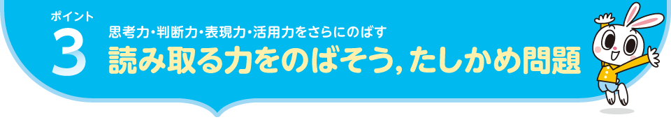 ポイント3.思考力・判断力・表現力・活用力をさらにのばす|じっくり深く学び合おう！の時間の新設