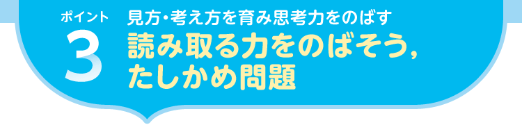 ポイント3.思考力・判断力・表現力・活用力をさらにのばす|じっくり深く学び合おう！の時間の新設