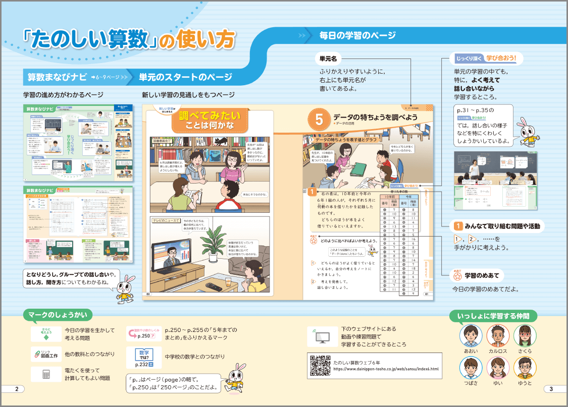 内容解説：「たのしい算数」の使い方