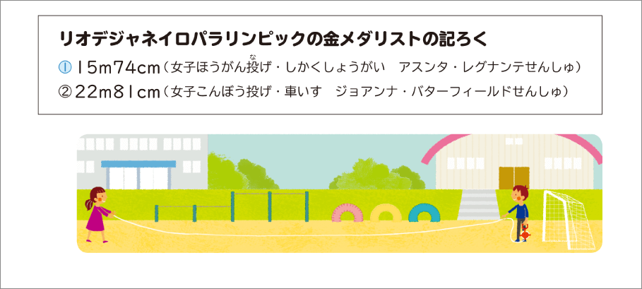 内容解説:オリンピック・パラリンピックを題材に2