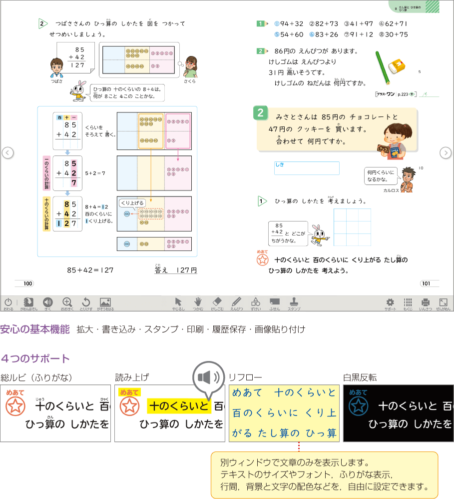 内容解説：学習者用デジタル教科書