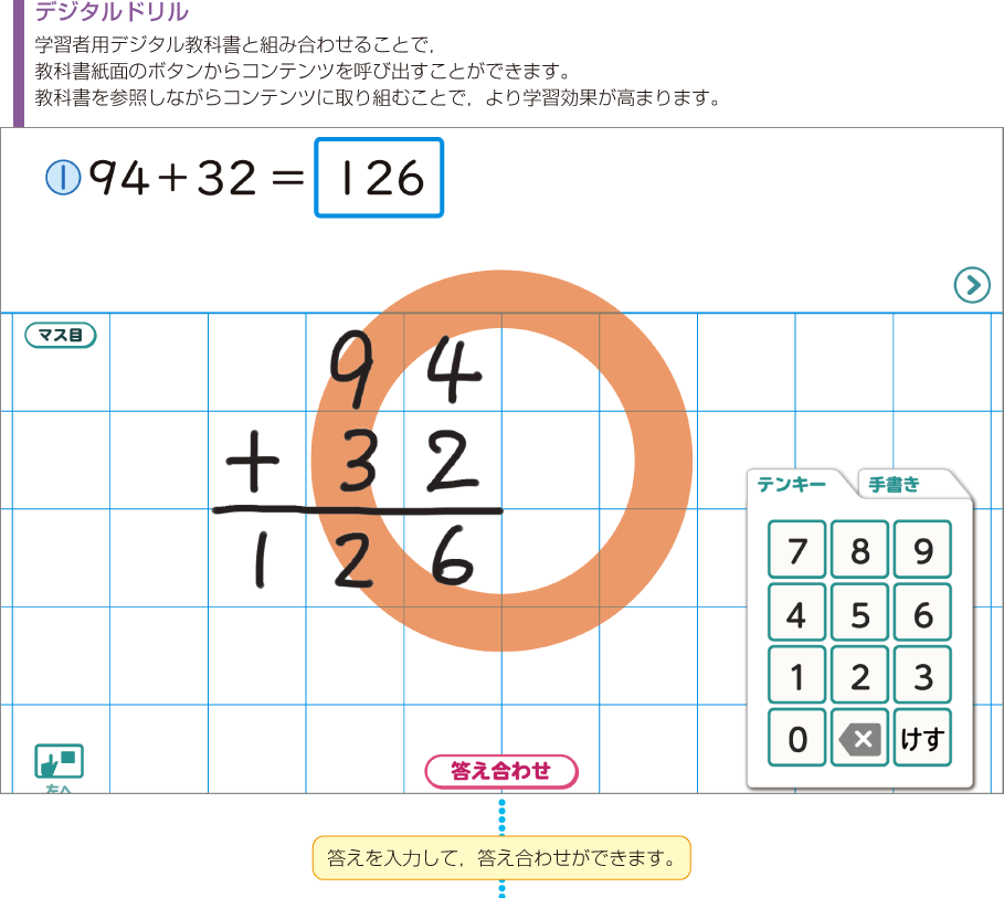 内容解説：学習者用デジタル教材