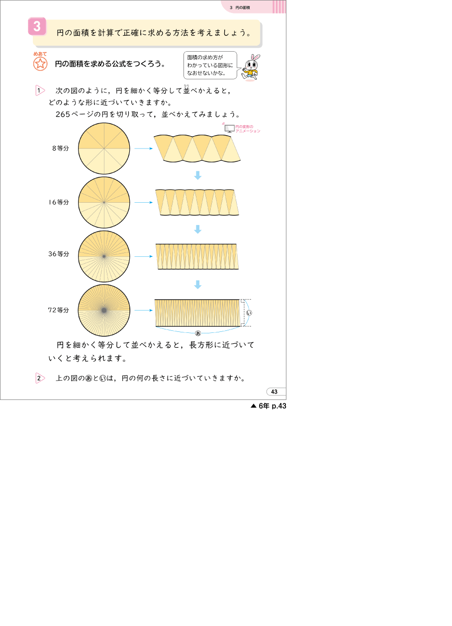 内容解説：円の面積