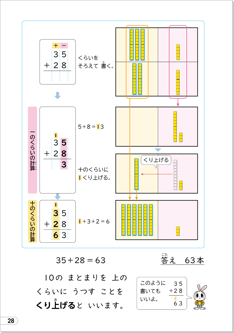 たのしい算数2年p.28