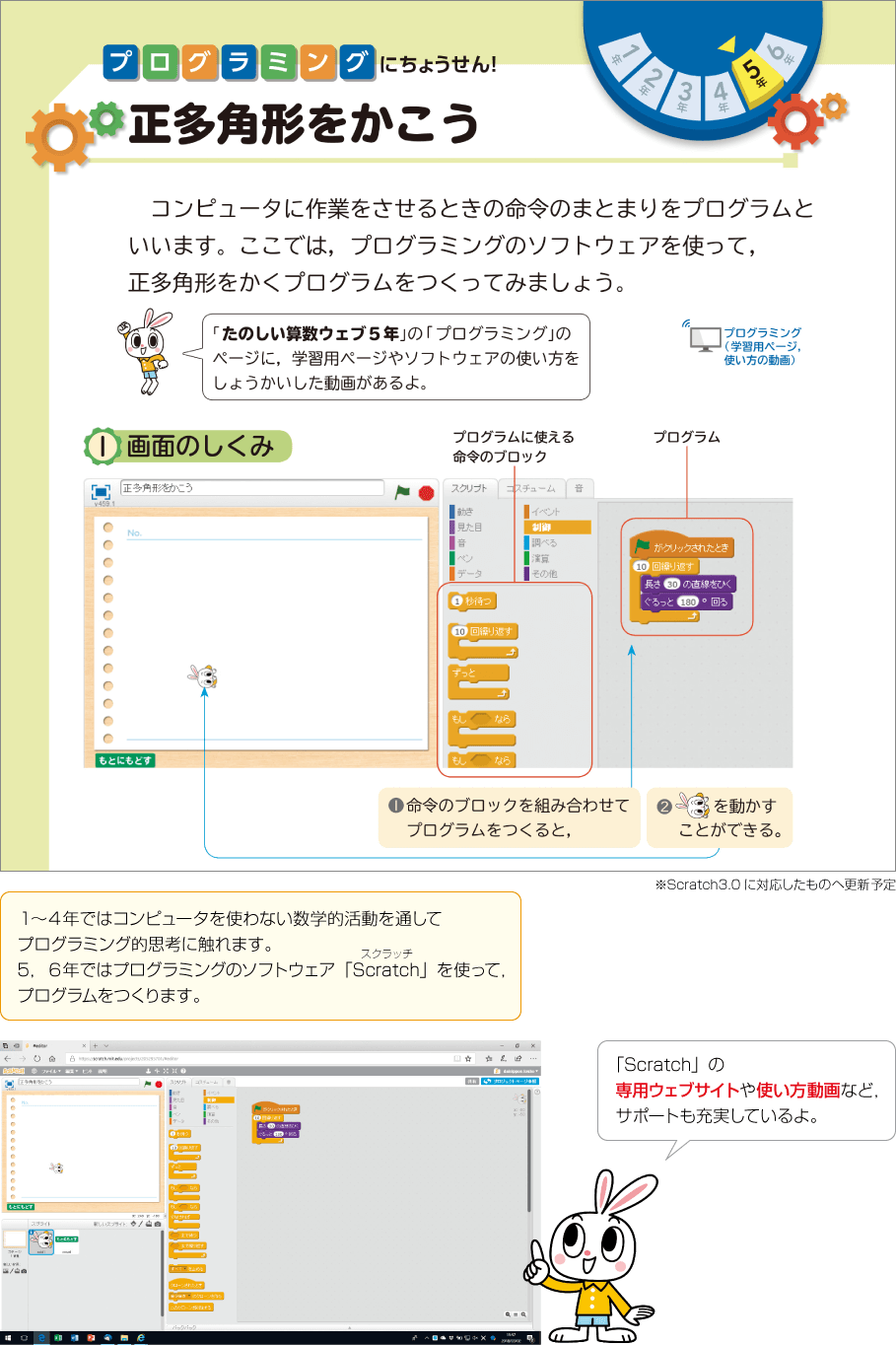 プログラミング的思考を育む｜令和2年版 小学校算数 内容解説資料｜大 
