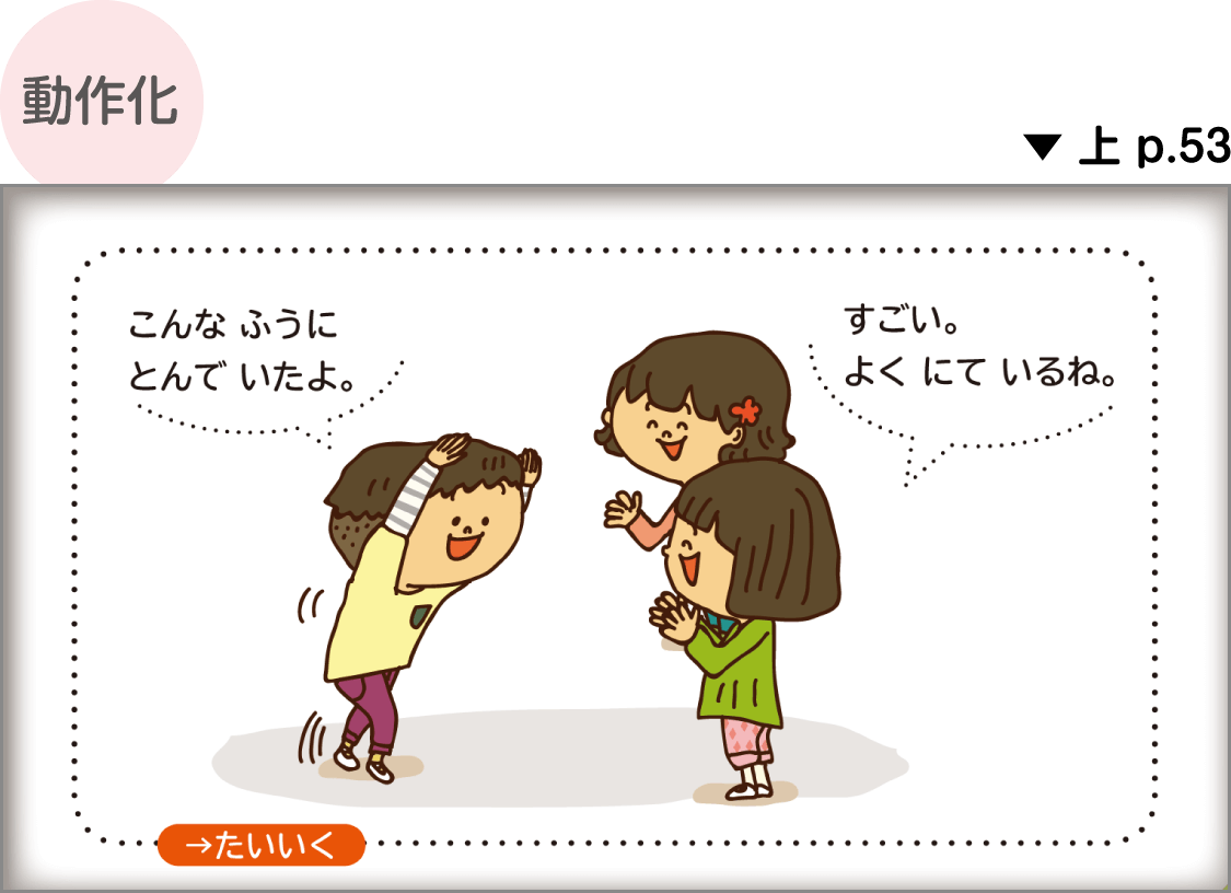 内容解説：動作で表現