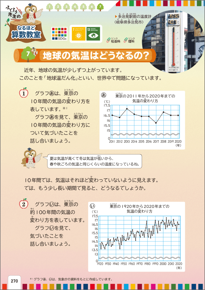 たのしい算数4年p.270