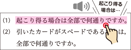 読み上げ