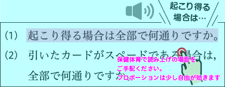 読み上げ