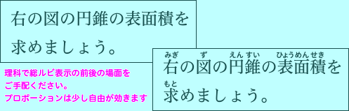 総ルビ表示