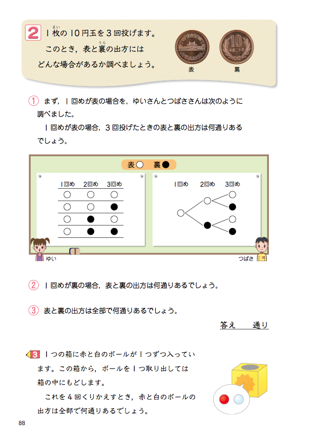 たのしい算数６年 p.88