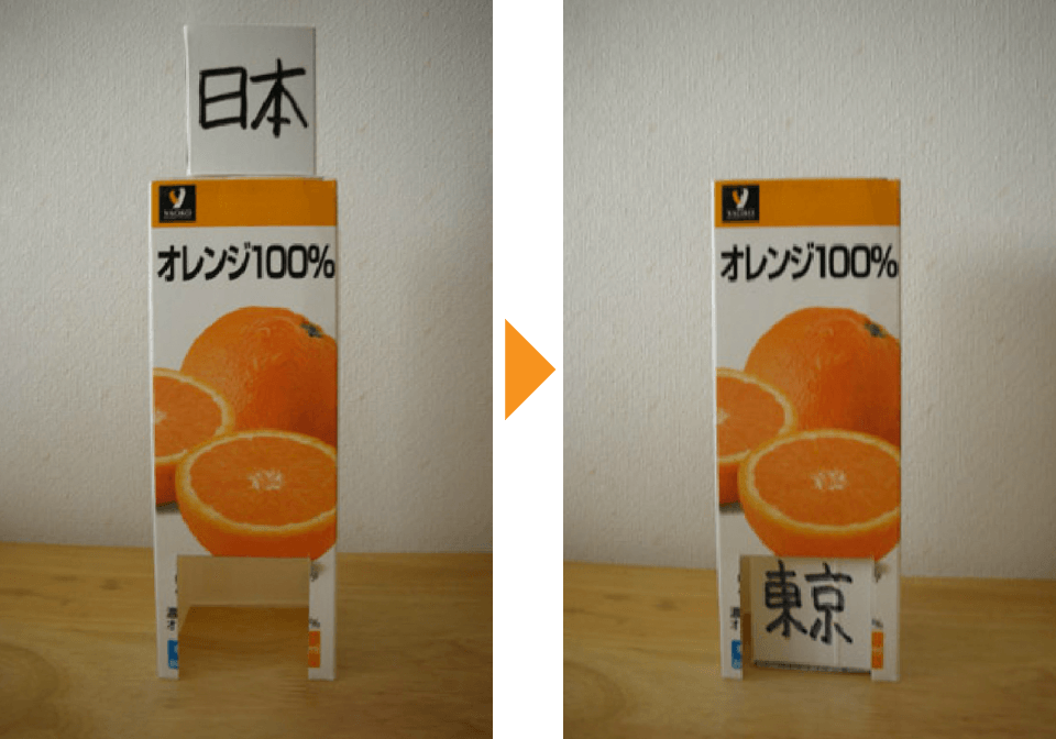 マジックボックスに「日本」と入れると…「東京」