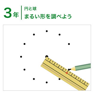 3年：円と球/まるい形を調べよう