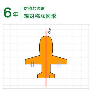 6年：対称な図形/線対称な図形