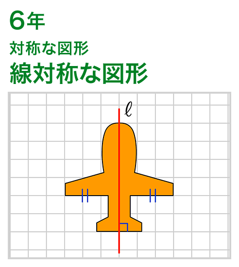 6年：対称な図形/線対称な図形