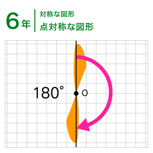 6年：対称な図形/点対称な図形