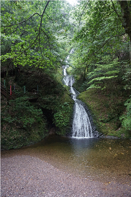 阿寺七滝の礫岩層
