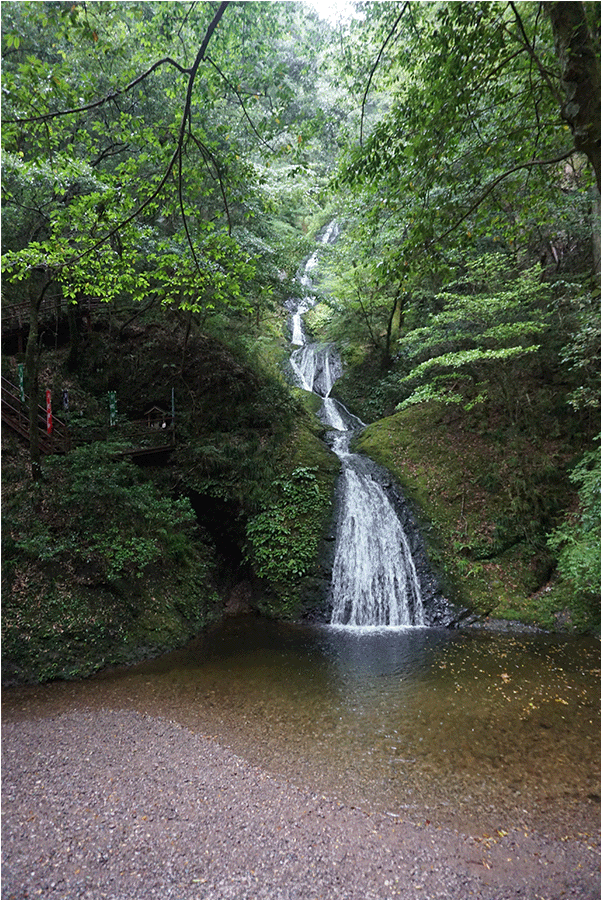 阿寺七滝の礫岩層