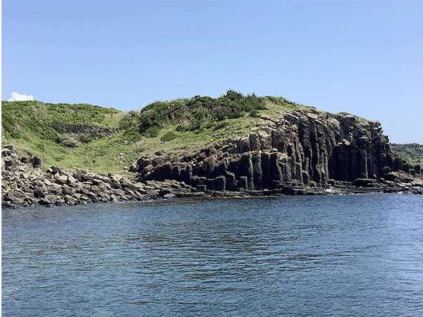 角島 柱状節理