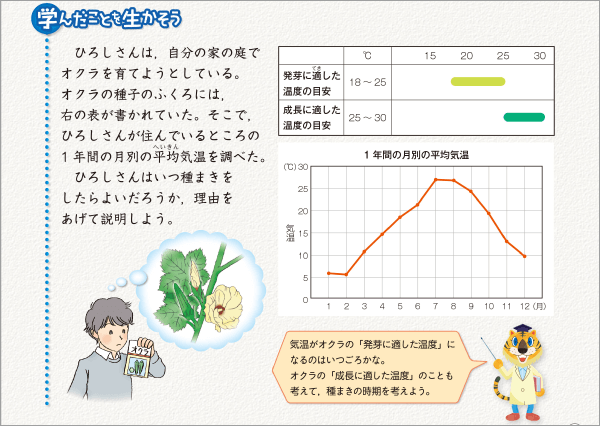 内容解説:学んだことを生かそう