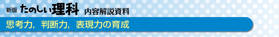 思考力・判断力・表現力の育成