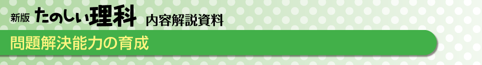 問題解決能力の育成