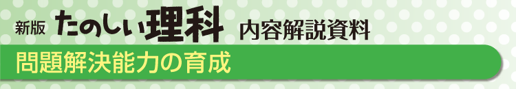 問題解決能力の育成