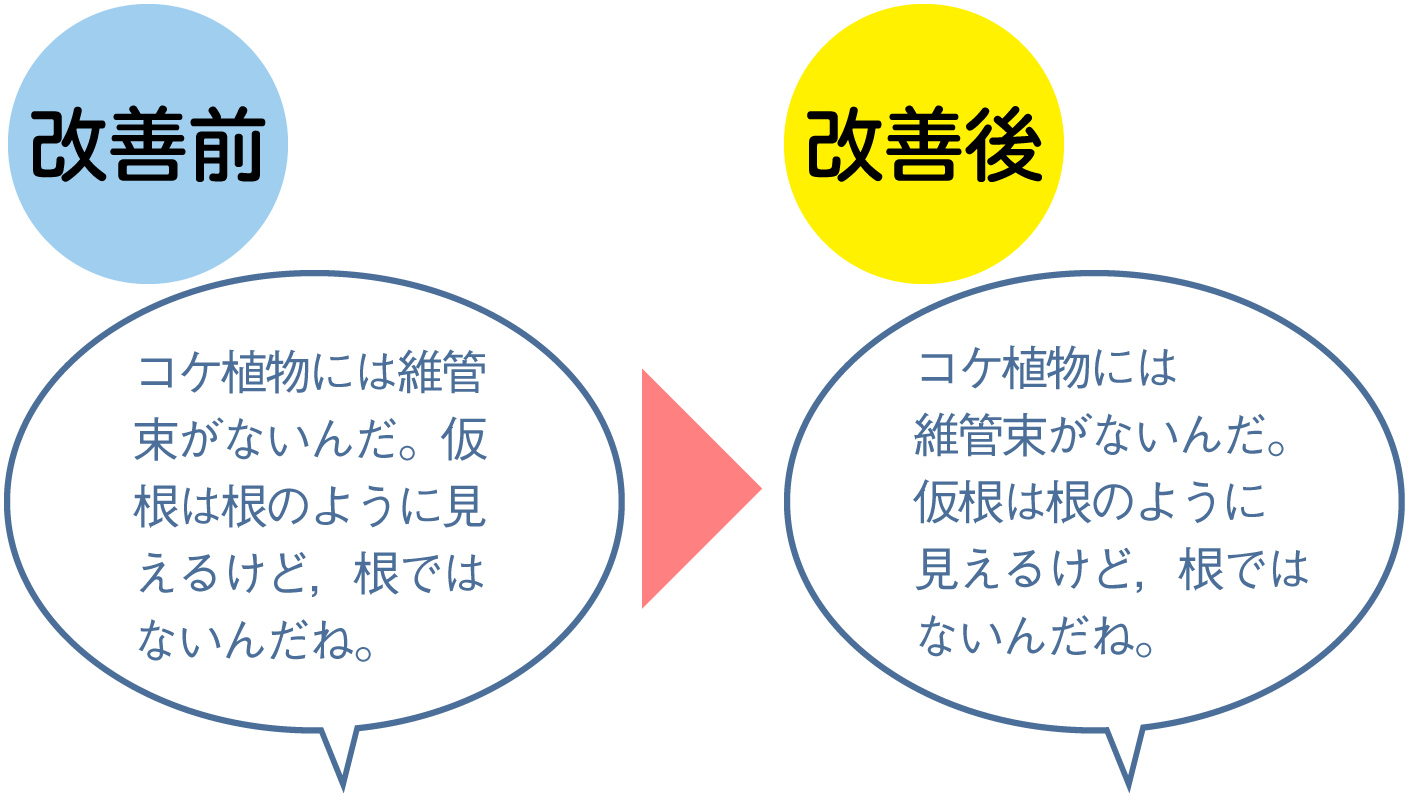 吹き出し例