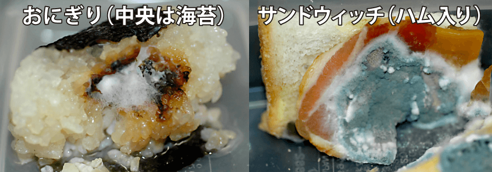 カビたおにぎり