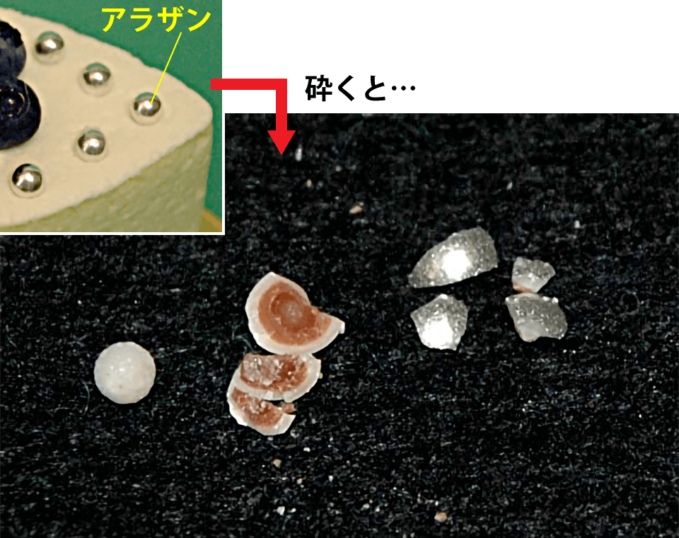 アラザンの中身