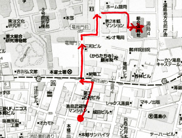 地図に書き込む