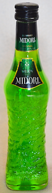 緑色の酒瓶