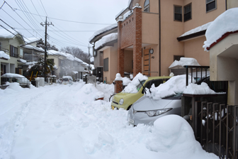 大雪の翌朝