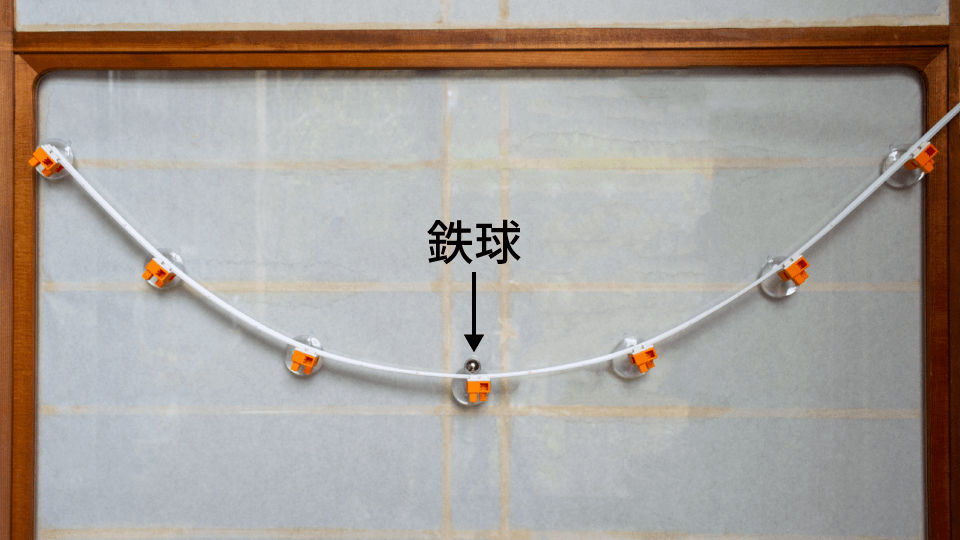 半円形のレール