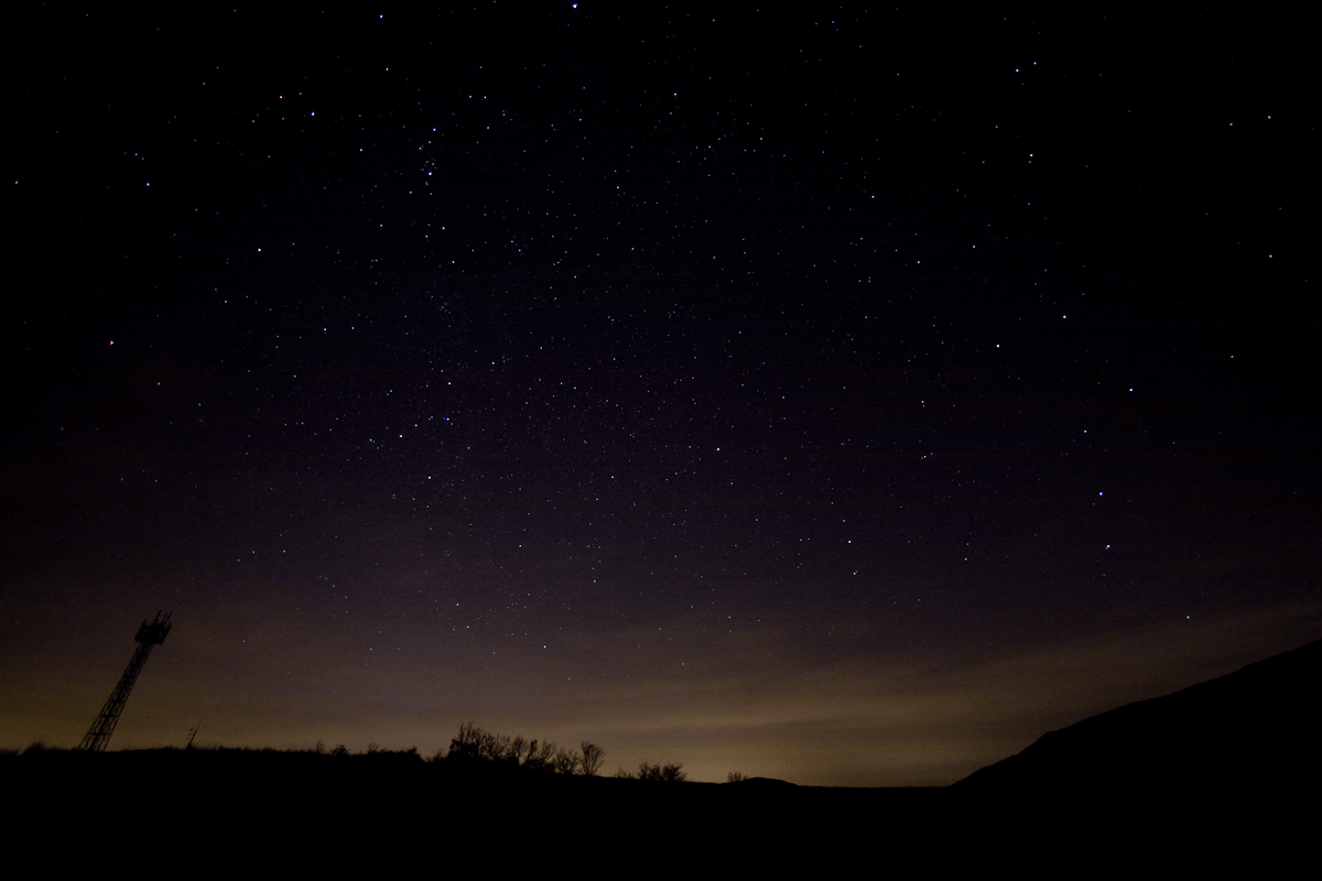 北斗七星とカシオペヤ座