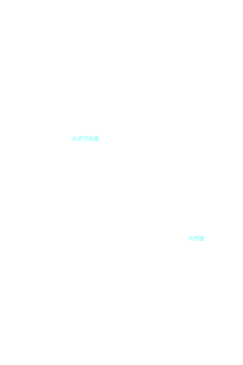 みずがめ座 星座名